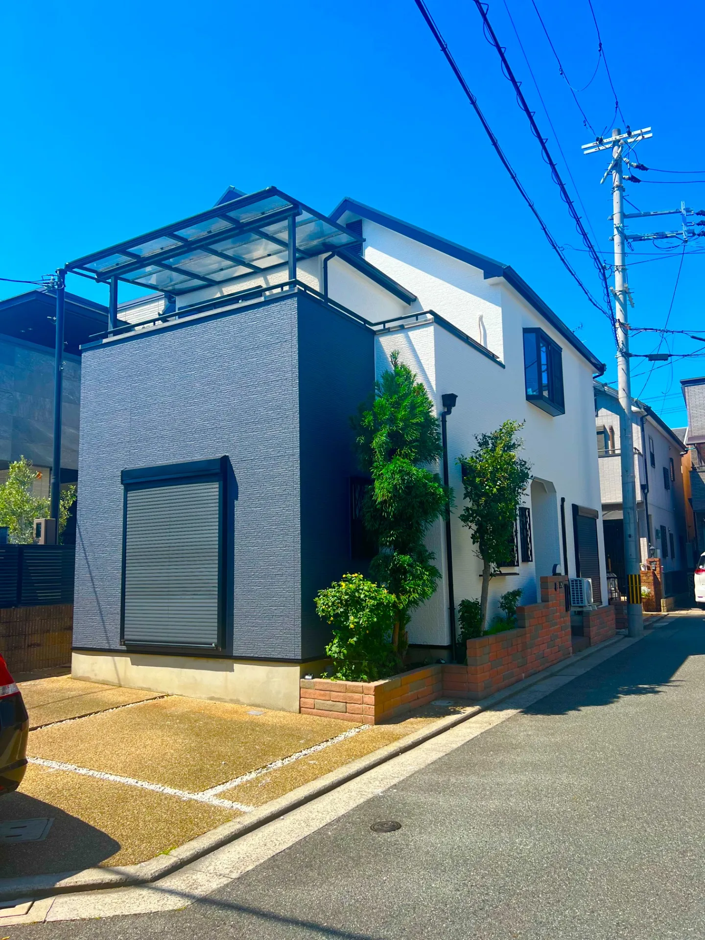 堺市西区　外壁塗装(屋根・壁)　2024年5月