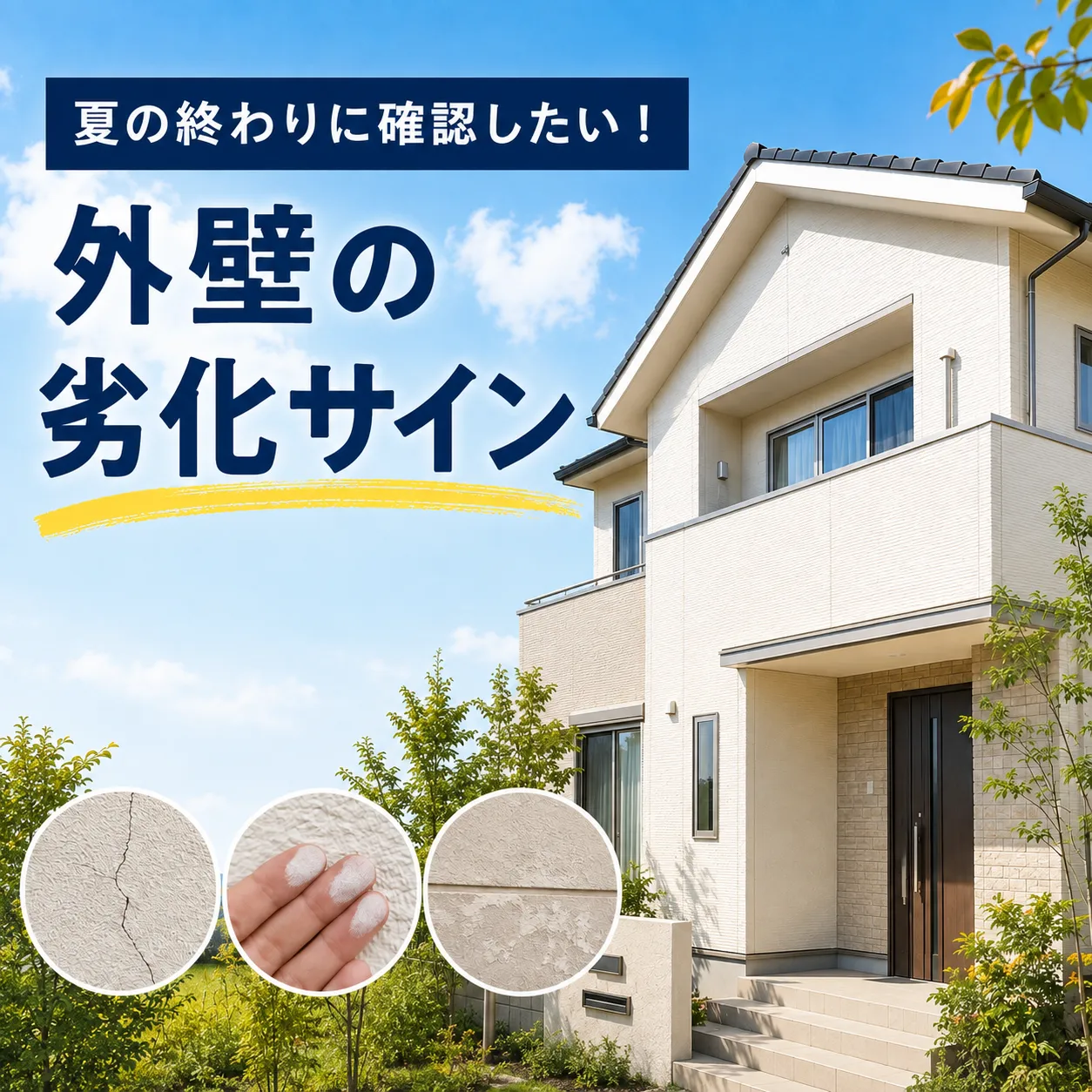 夏休みが終わったら、お家もメンテナンスしませんか？
